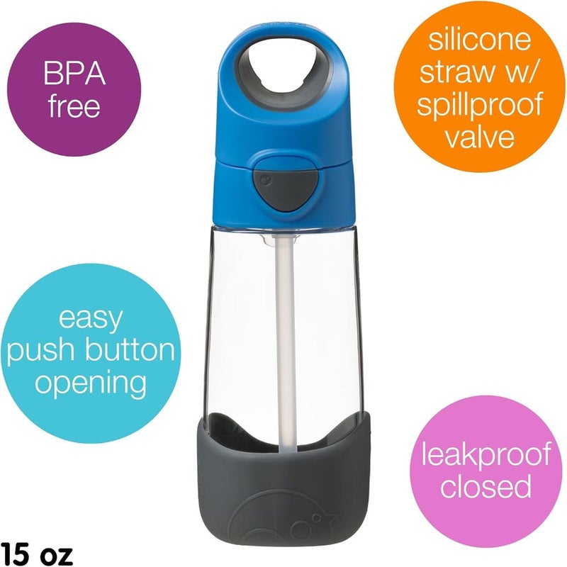 بي بوكس زمزمية بغطاء قلاب 450مم - أزرق - 444 - Image 2